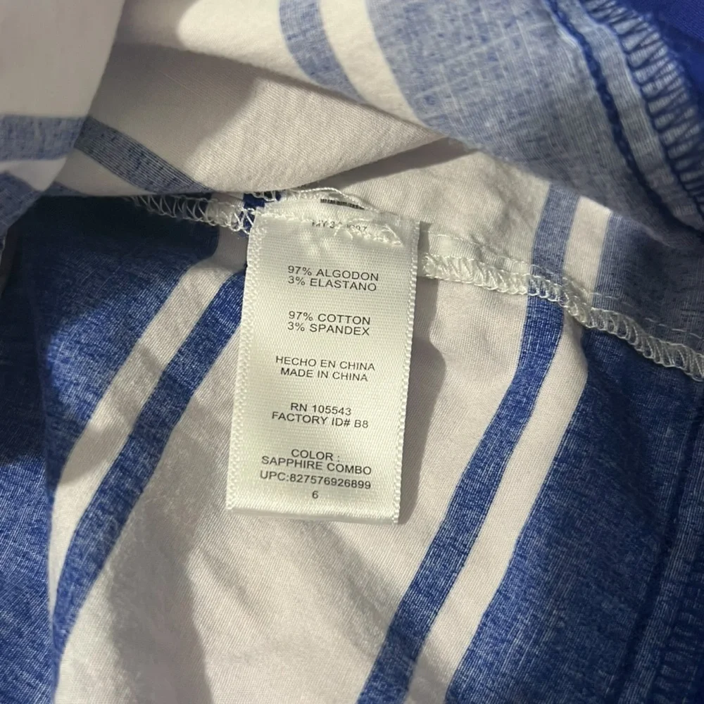 Milly - Womens Nautical Style A-line Dress Sz. 6 - Picture 9 of 11